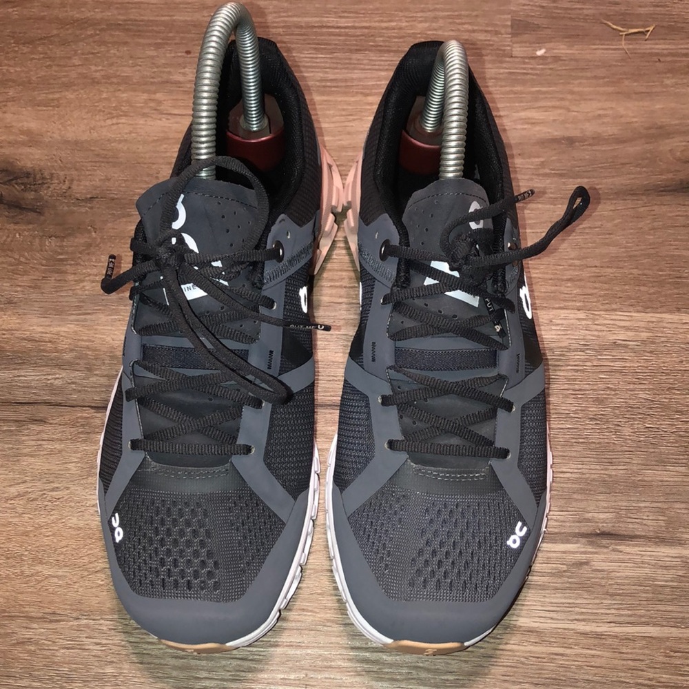 ON Running Cloud Flow Rock Grey/ Rose Pink Women's 6.5